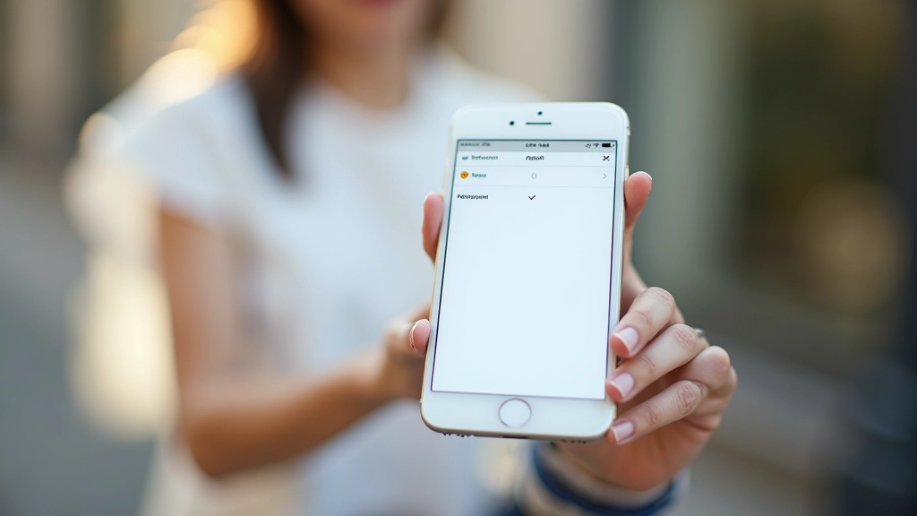 Prototipo di sito web su smartphone che mostra interfaccia user-friendly